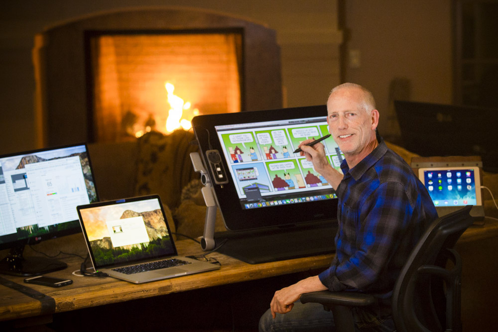 Scott Adams, creator of the Dilbert comic strip